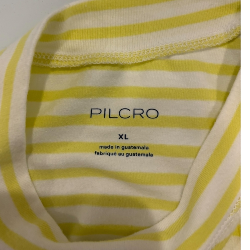 Anthropologie Pilcro Striped Mock Nack Tee - Picture 4 of 7